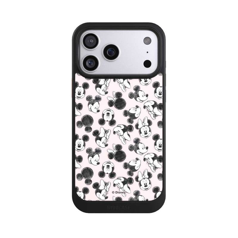 iPhone 17 Pro Max NIVOcore Minnie & Mickey Viele Gesichter Pink