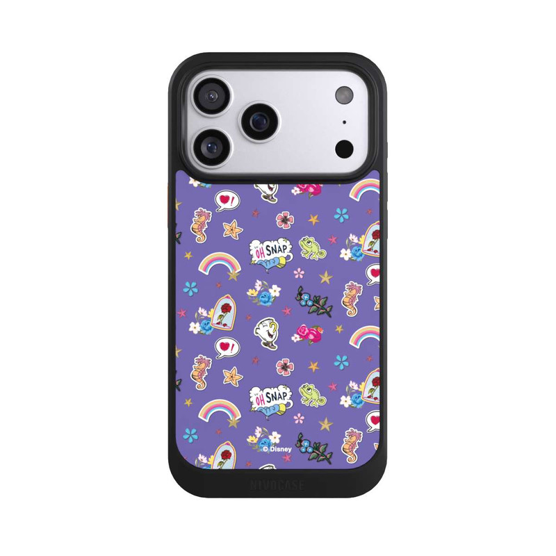 iPhone 17 Pro Max NIVOcore Princess Pattern Purple Disney Princess