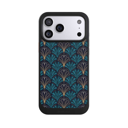 Apple iPhone 17 Pro Max NIVOcore Art Deco Teal Gold Seamless