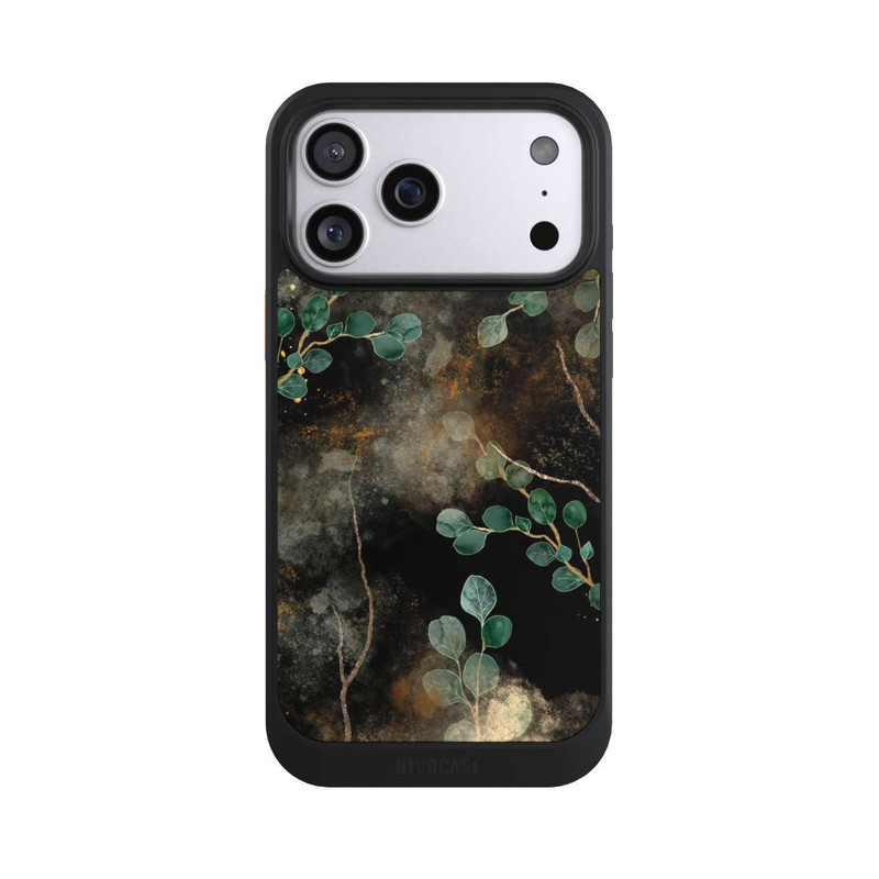 iPhone 17 Pro Max NIVOcore Eucalyptus en Fond