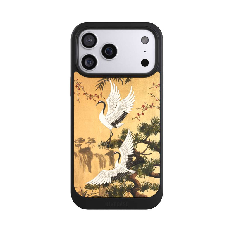 iPhone 17 Pro Max NIVOcore Grues Japonaises Or