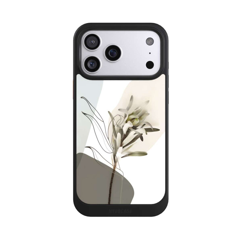 iPhone 17 Pro Max NIVOcore Boho Line Art Olivgrün