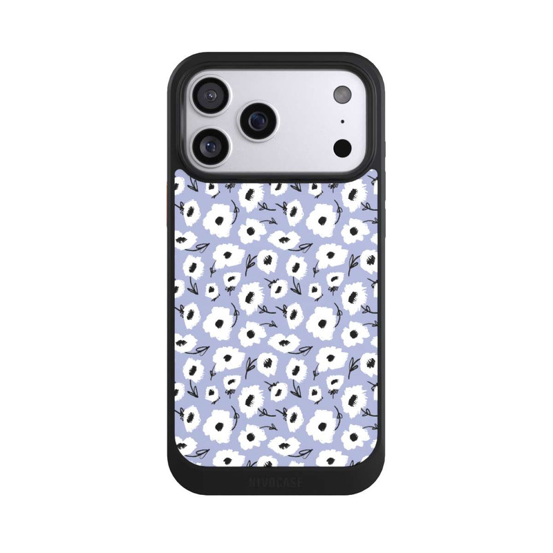 iPhone 17 Pro Max NIVOcore Pattern Fleurs Lilas