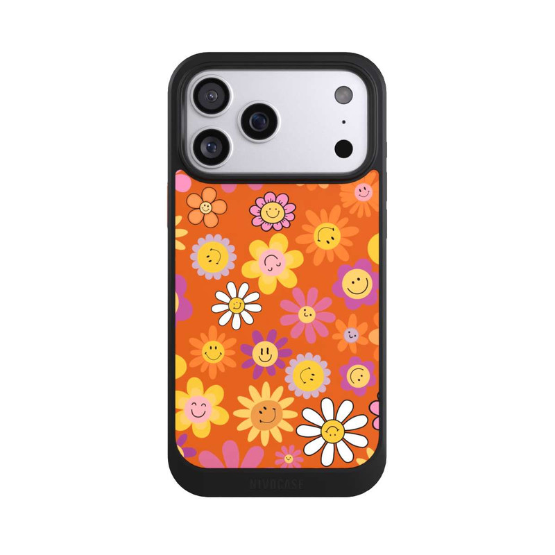 iPhone 17 Pro Max NIVOcore Smiles Orange Flowers