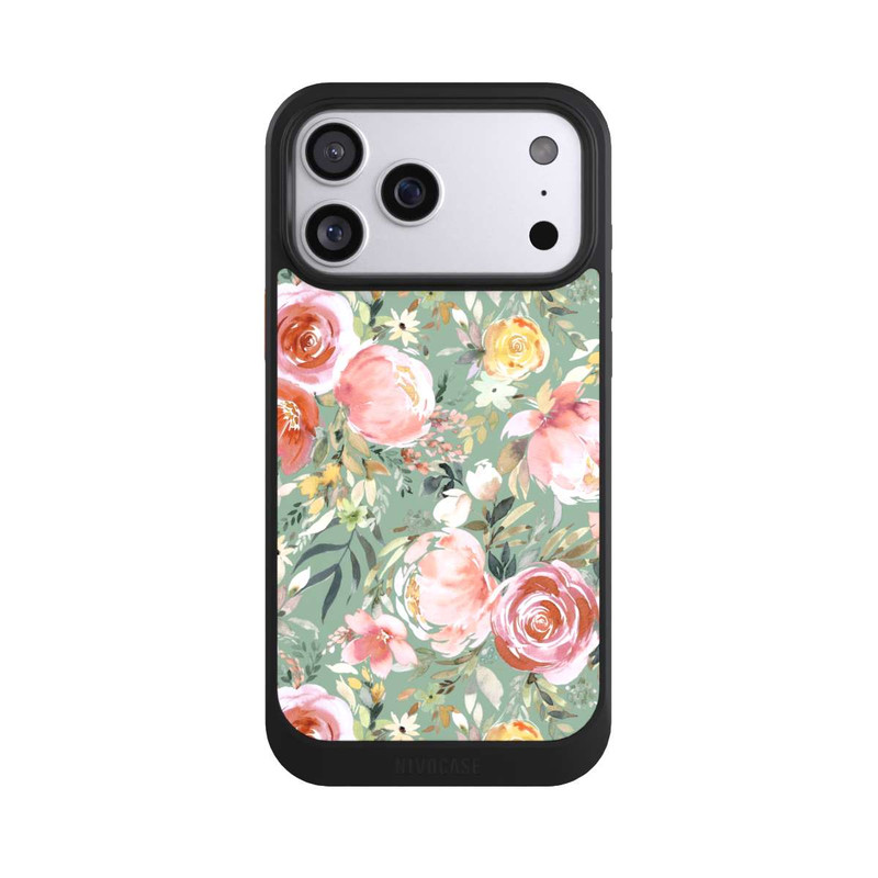 iPhone 17 Pro Max NIVOcore Bouquet de Pivoines Pastelles