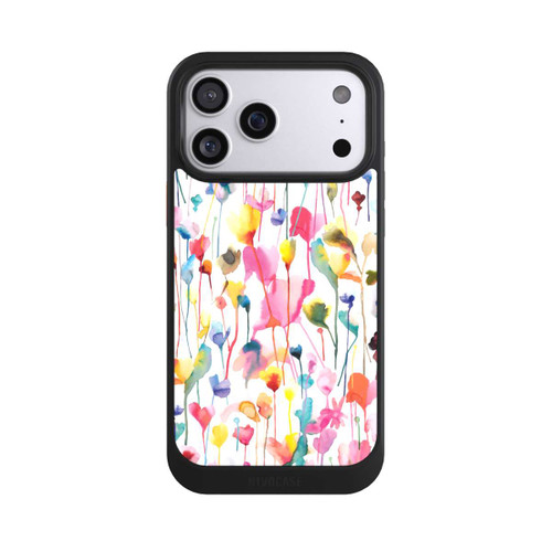 Apple iPhone 17 Pro Max NIVOcore Aquarell Wildblumen bunt