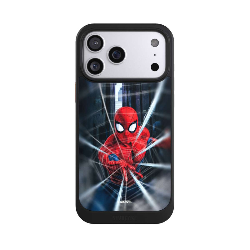 iPhone 17 Pro Max NIVOcore Spider-Man Webs In Action