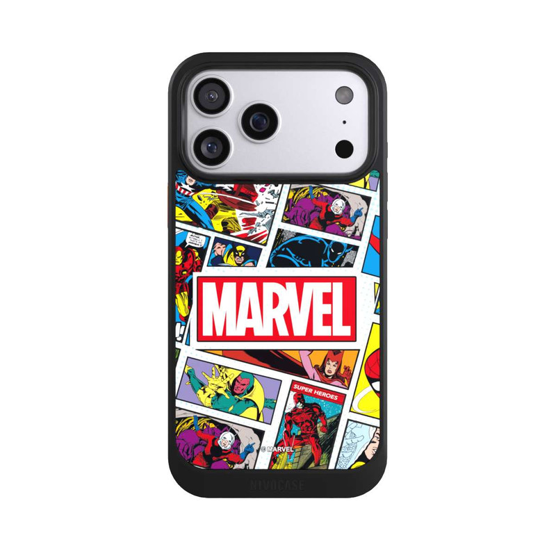 iPhone 17 Pro Max NIVOcore Marvel Comic Pattern