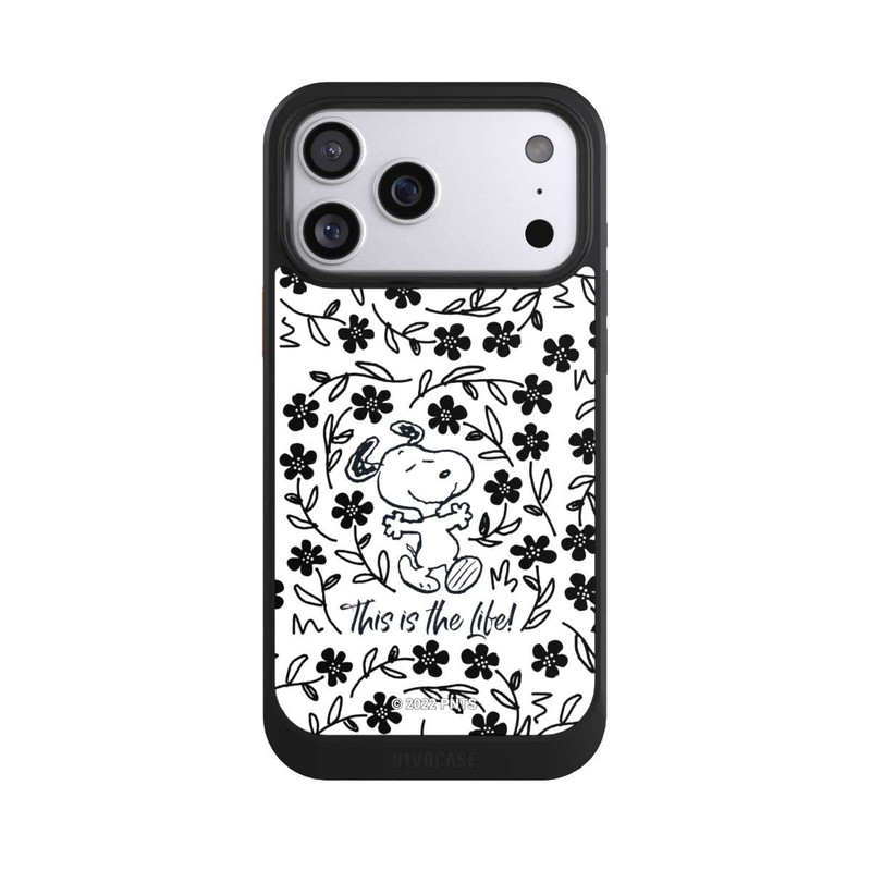 iPhone 17 Pro Max NIVOcore Snoopy schwarz und weiß This Is The Life