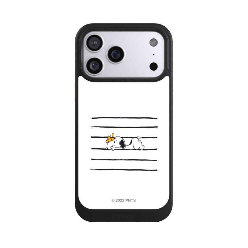 iPhone 17 Pro Max NIVOcore Snoopy Woodstock Streifen