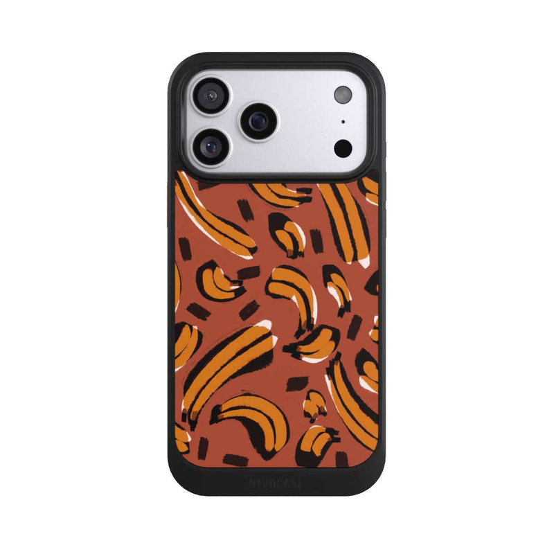 iPhone 17 Pro Max NIVOcore Motif abstrait de bananes