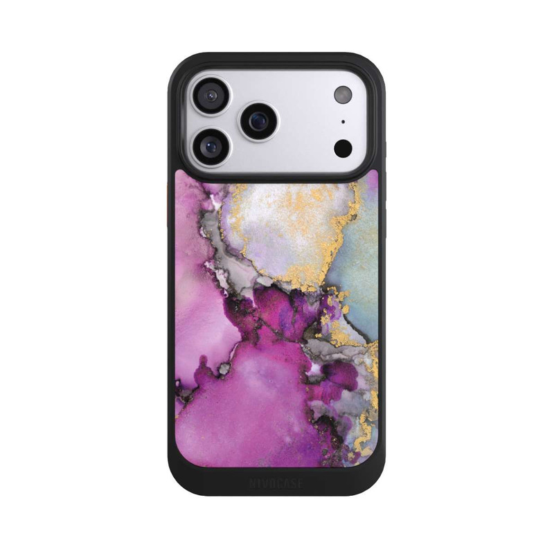 iPhone 17 Pro Max NIVOcore Alcohol Ink Art Pink