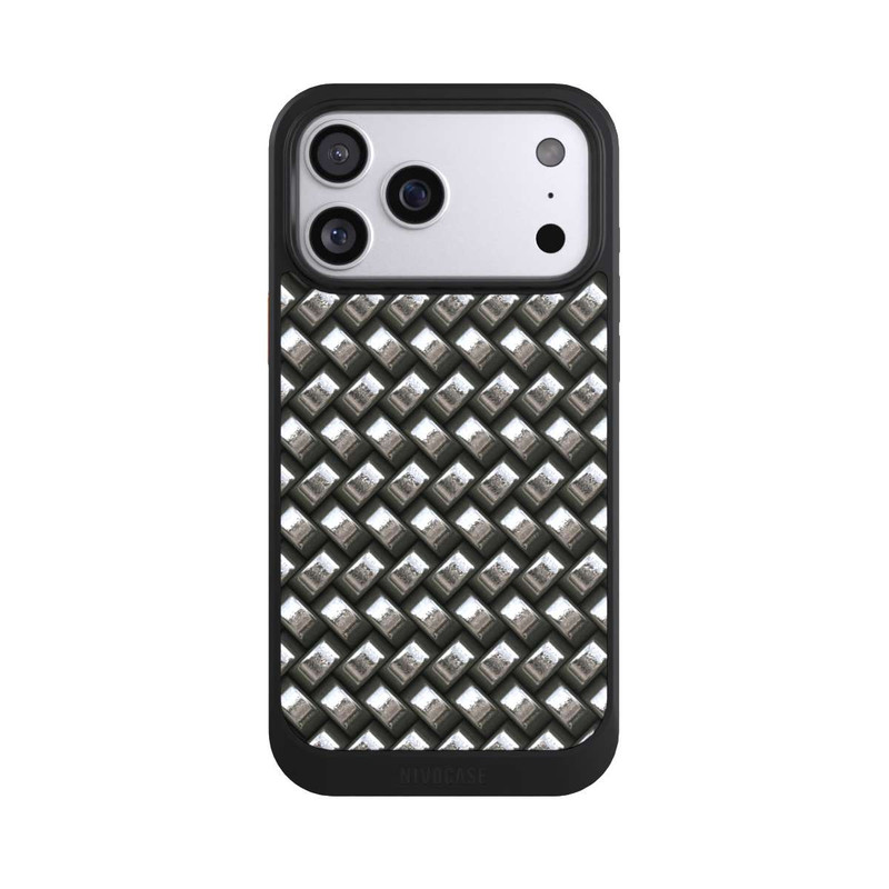 iPhone 17 Pro Max NIVOcore Glamour Silver Metal