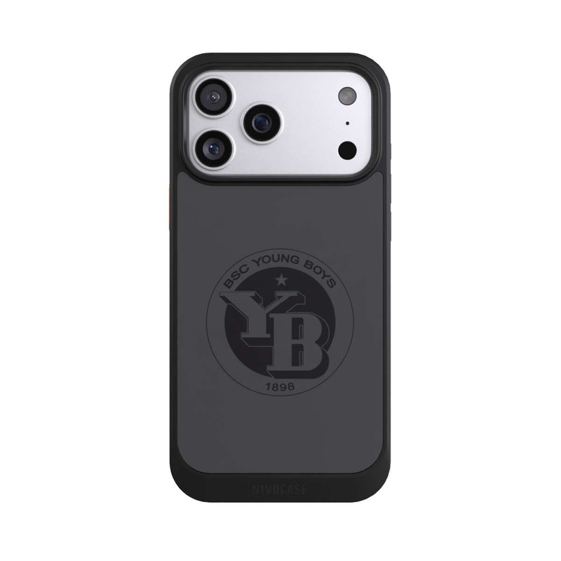 iPhone 17 Pro Max NIVOcore BSC YB Logo Grau