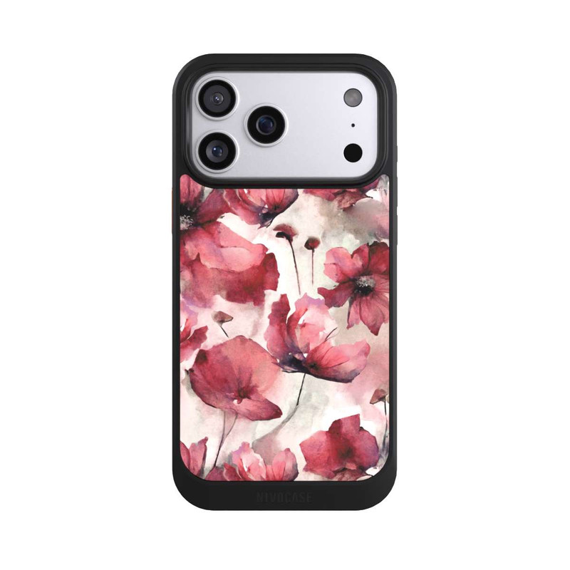 iPhone 17 Pro Max NIVOcore Wilde Mohnblumen