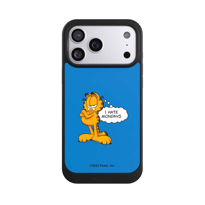 iPhone 17 Pro Max NIVOcore Garfield I Hate Mondays Blau