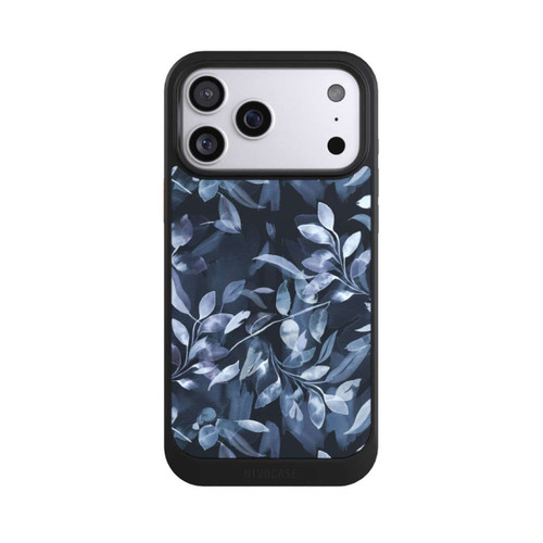 Apple iPhone 17 Pro Max NIVOcore Aquarelle Feuilles Mystiques Marine