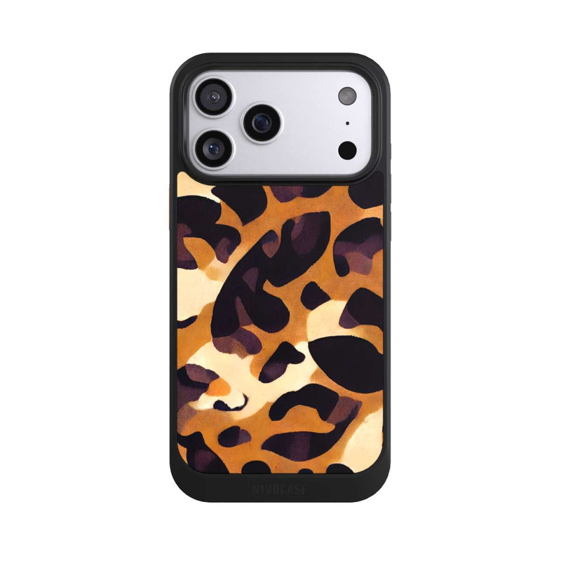 iPhone 17 Pro Max NIVOcore motif lion marron clair