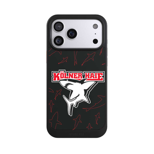 Apple iPhone 17 Pro Max NIVOcore Haie Muster Rot