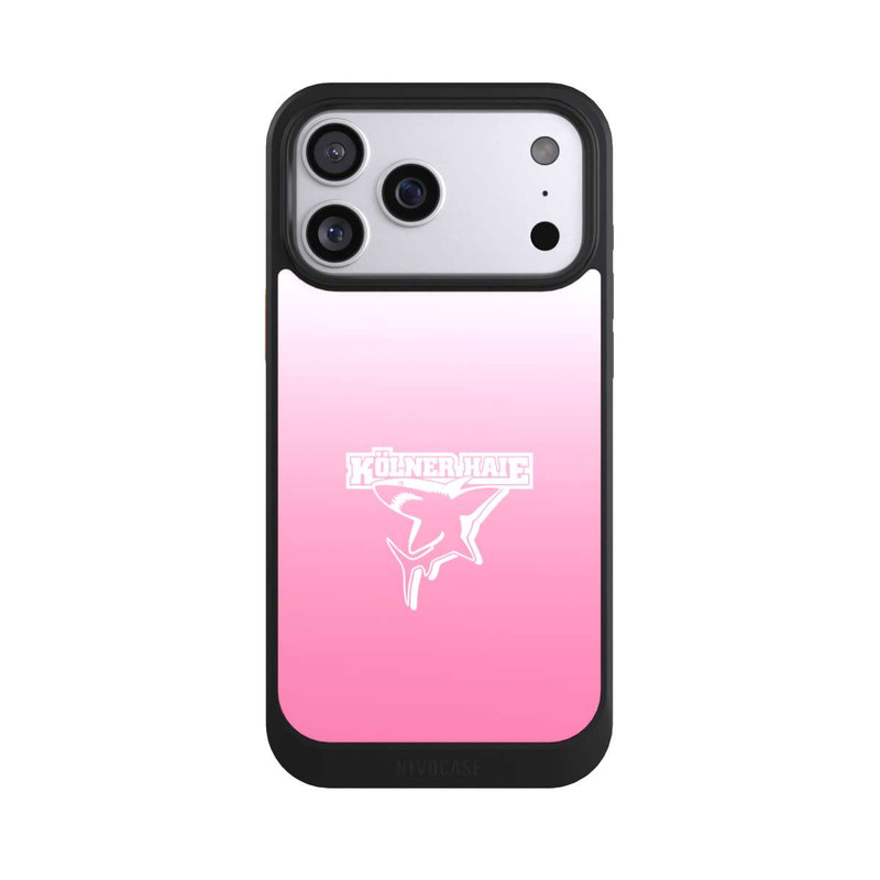 iPhone 17 Pro Max NIVOcore Kölner Haie Weiß Rosa