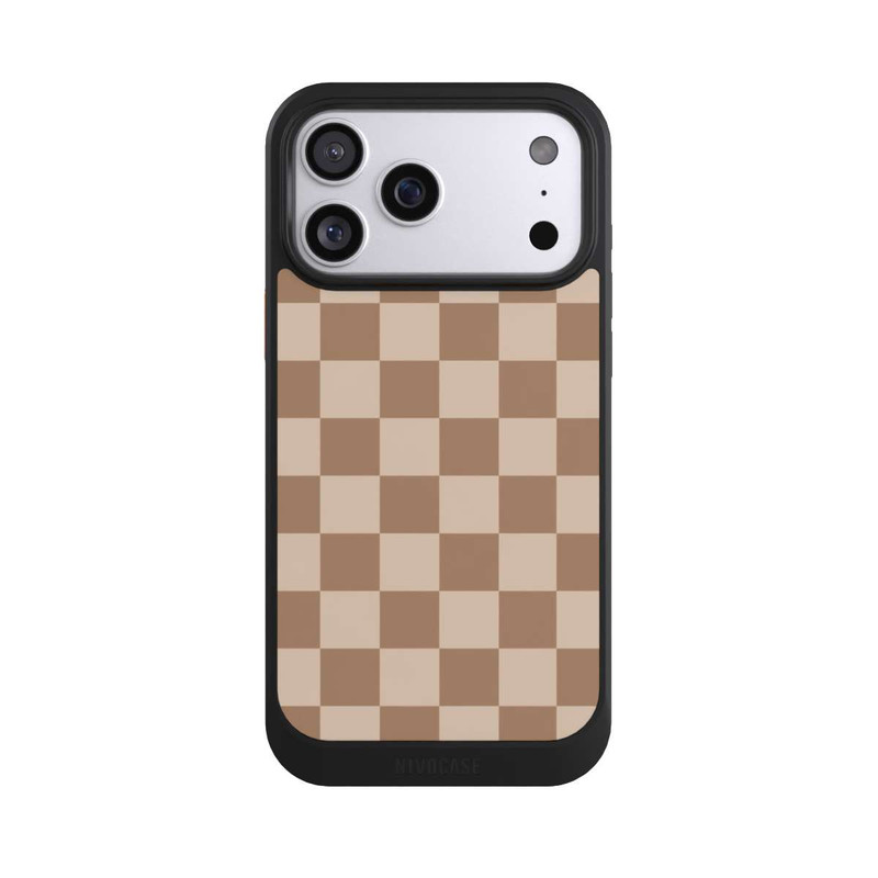 iPhone 17 Pro Max NIVOcore Brown check