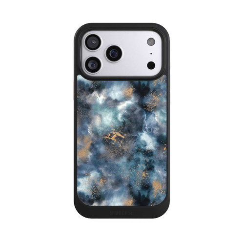 Apple iPhone 17 Pro Max NIVOcore Smoky Marble Watercolor Navy