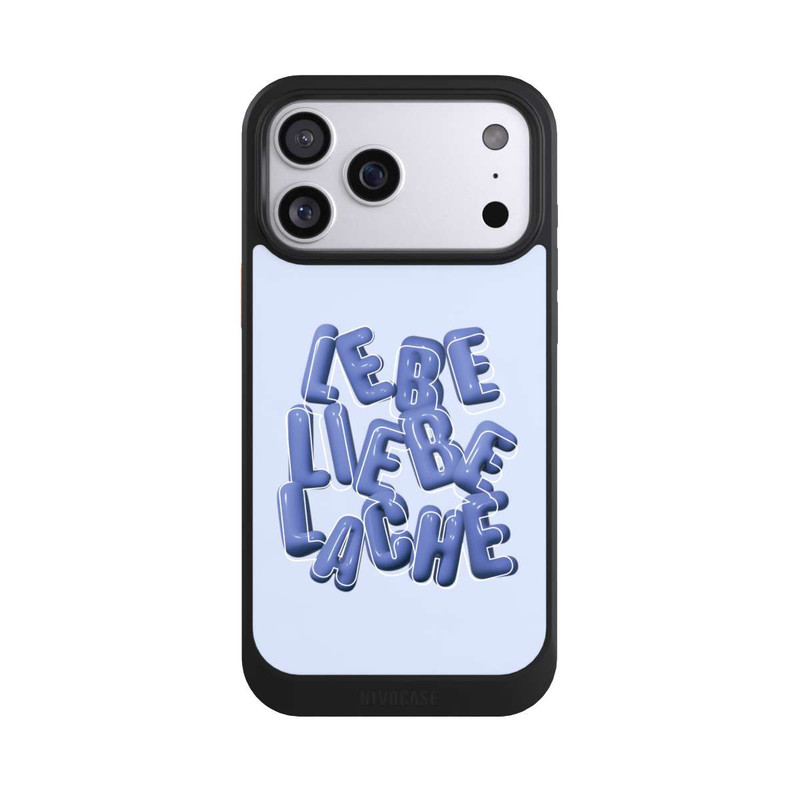 iPhone 17 Pro Max NIVOcore Lebe Liebe Lache Blue