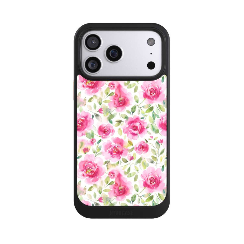 iPhone 17 Pro Max NIVOcore Aquarell Frische Rosen