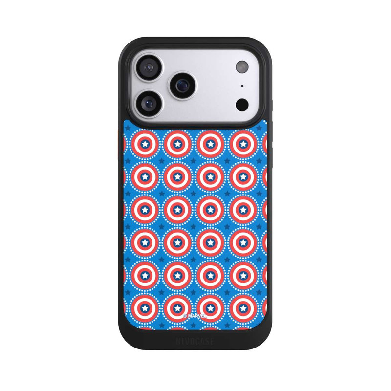 iPhone 17 Pro Max NIVOcore Captain American Shield Pattern