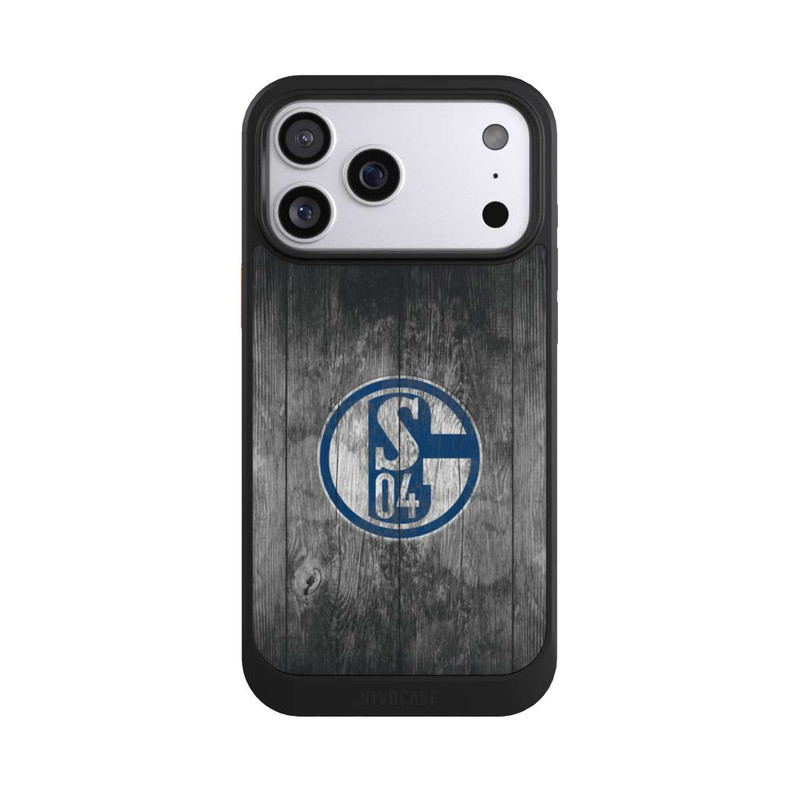 iPhone 17 Pro Max NIVOcore Schalke 04 Holz Look
