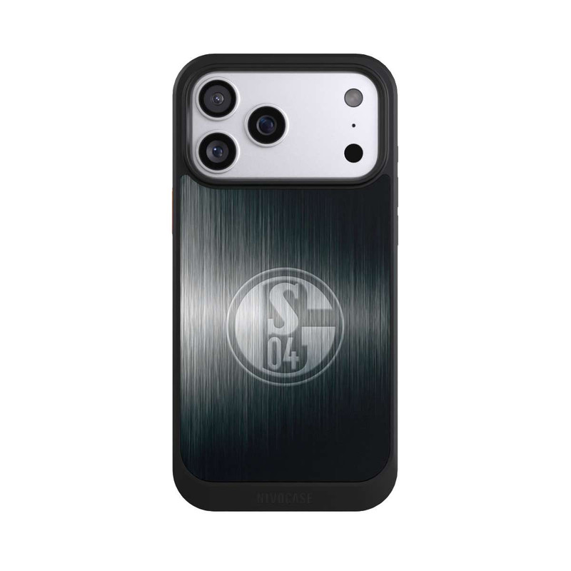 iPhone 17 Pro Max NIVOcore Schalke 04 Metall Look