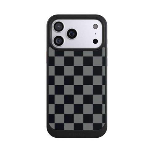 Apple iPhone 17 Pro Max NIVOcore Schachbrett Schwarz Grau