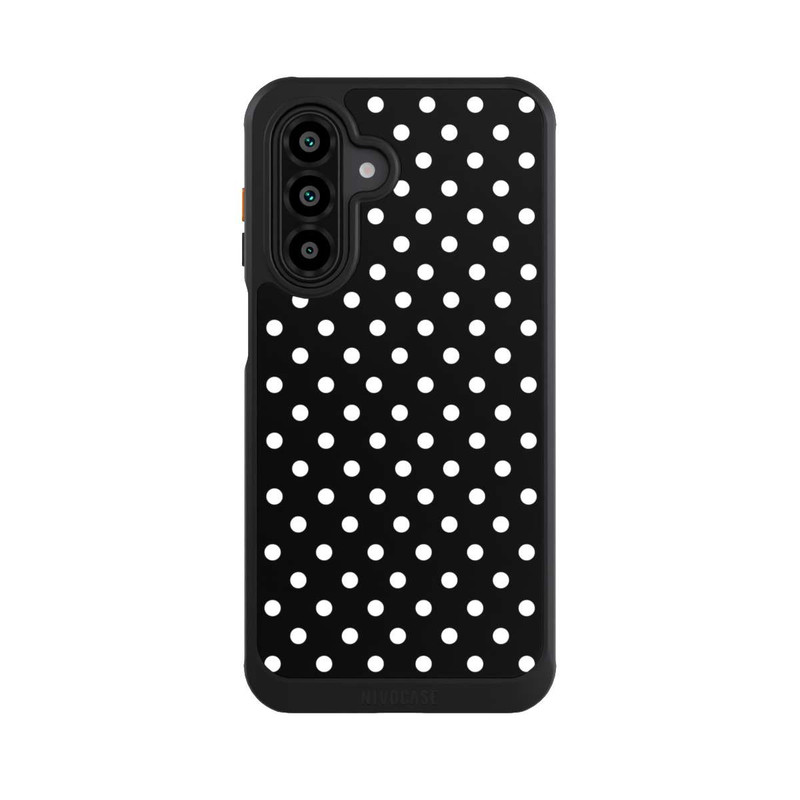Galaxy A17 5G NIVOcore Polka Dots Schwarz und Weiß