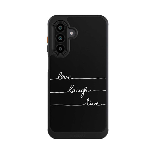 Samsung Galaxy A17 5G NIVOcore Love Laugh Live weiß/schwarz