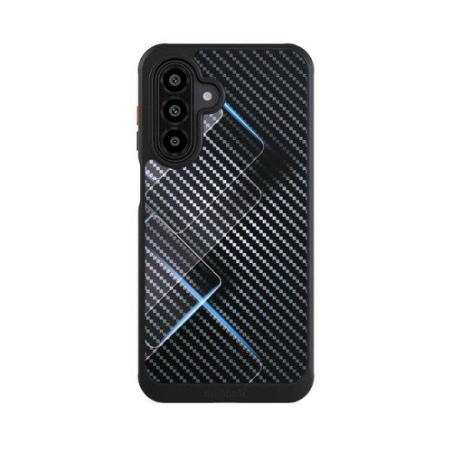 Samsung Galaxy A17 5G NIVOcore Blaue Linien auf Karbon