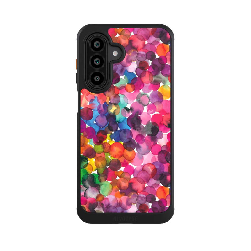 Galaxy A17 5G NIVOcore Überlappende Aquarellpunkte