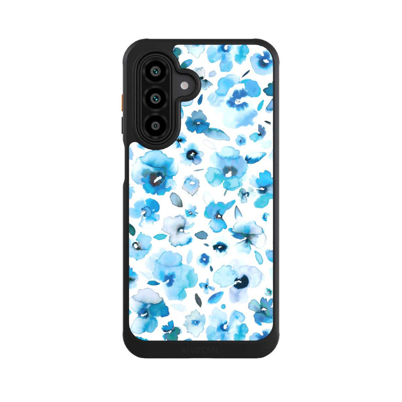 Galaxy A17 5G NIVOcore Blue Tropical Flowers