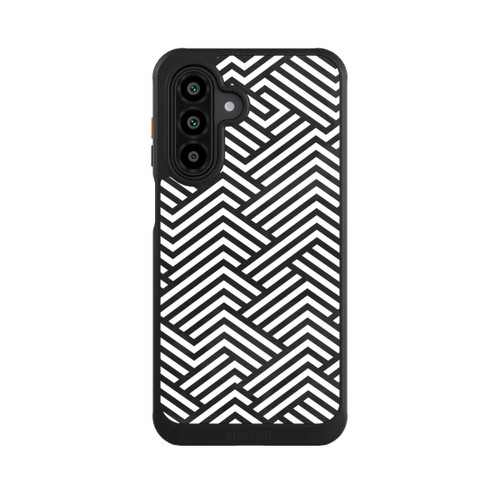 Samsung Galaxy A17 5G NIVOcore Schwarz und Weiß ZigZag