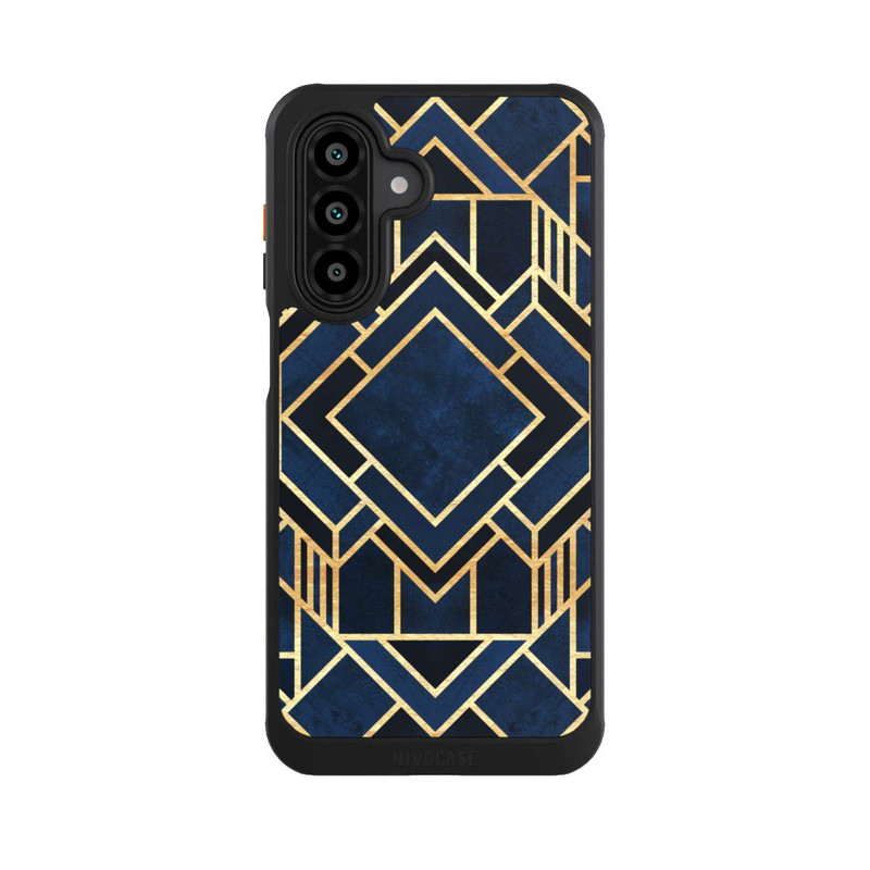 Galaxy A17 5G NIVOcore Kunst Deko Blau Golddruck