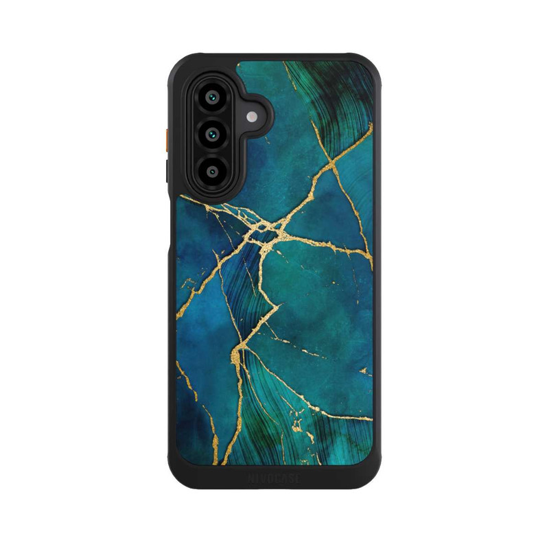 Galaxy A17 5G NIVOcore Mineralischer Glamourlook Blaugold