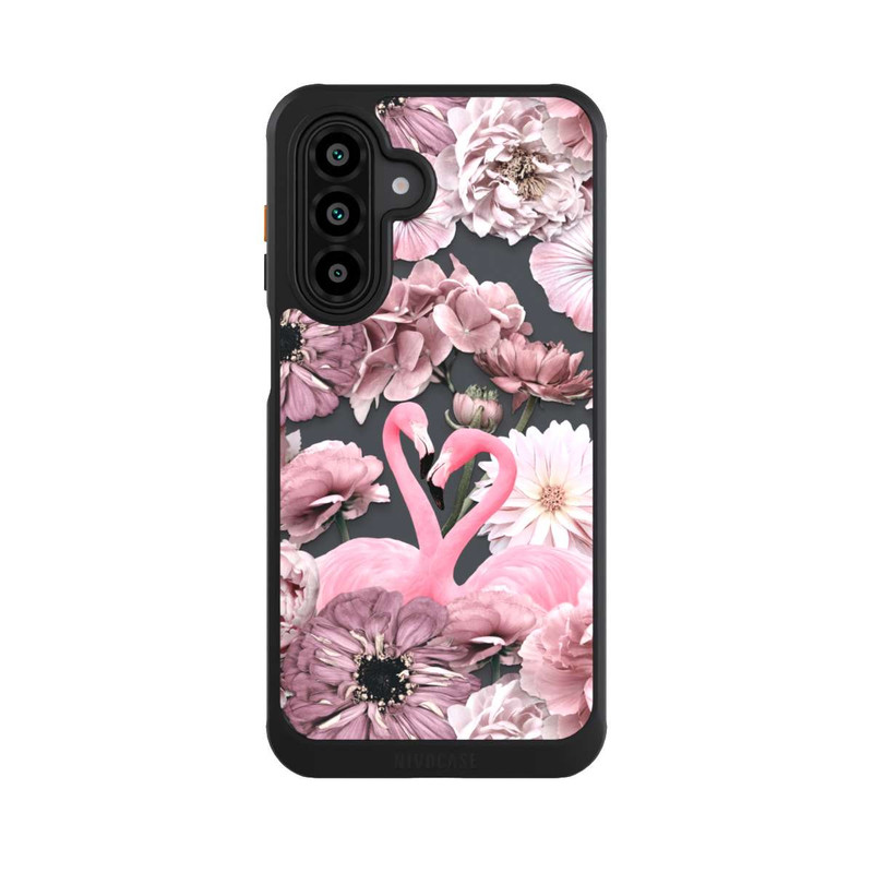 Galaxy A17 5G NIVOcore Flamingos in Blumen Muster