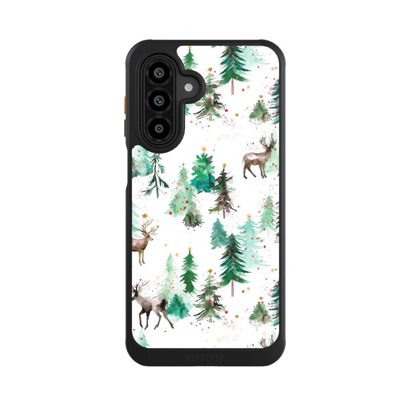 Galaxy A17 5G NIVOcore Hirsche und Winterweihnachtsbäume