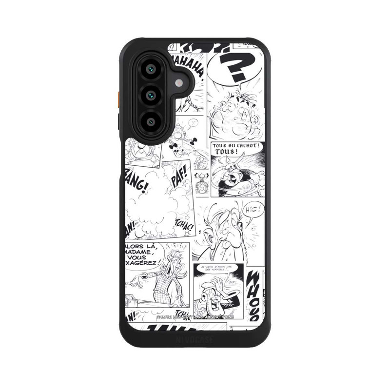 Galaxy A17 5G NIVOcore BD Astérix Blanc & Noir