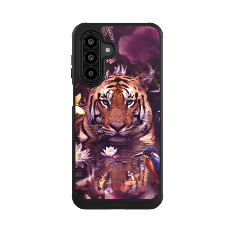 Galaxy A17 5G NIVOcore Tiger Blumenrahmen