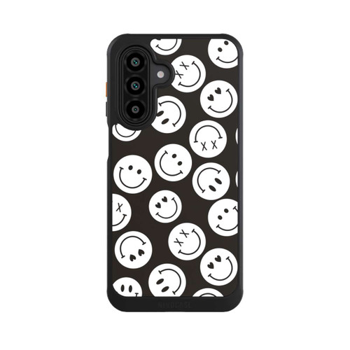 Samsung Galaxy A17 5G NIVOcore Smiles Emotes Pattern Black And White