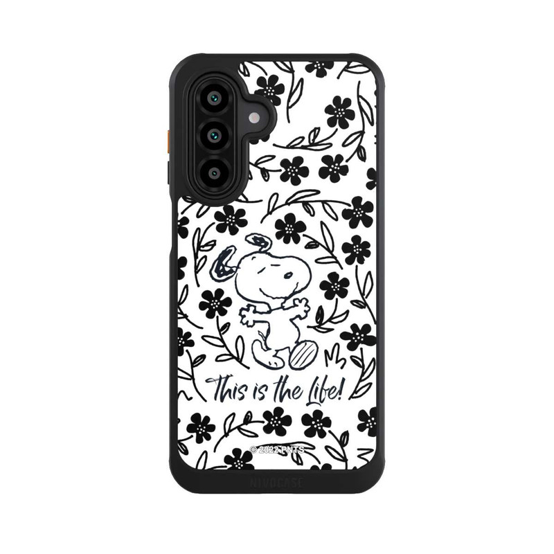 Galaxy A17 5G NIVOcore Snoopy schwarz und weiß This Is The Life