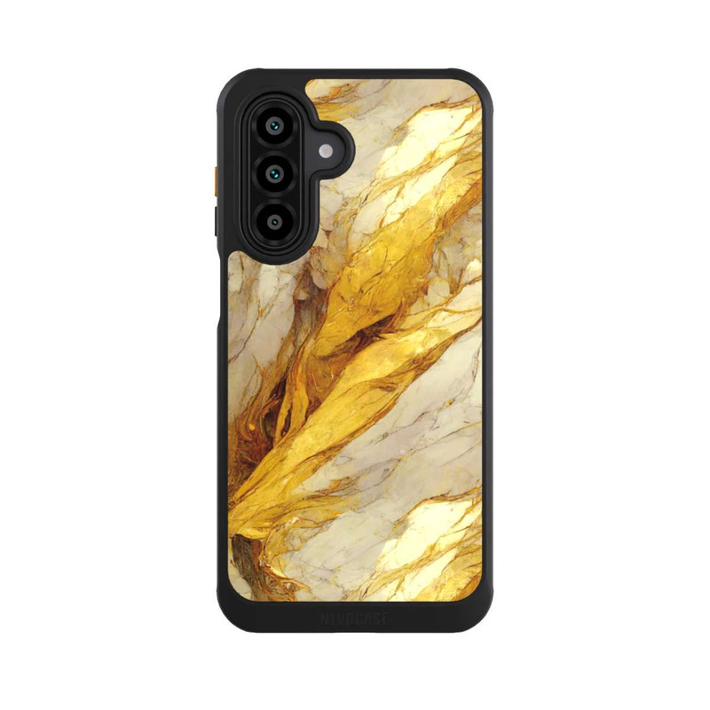 Galaxy A17 5G NIVOcore Weiße Marmor-Golddruckschichten