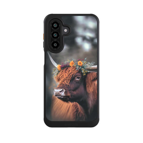 Samsung Galaxy A17 5G NIVOcore Hochland Rind mit Blumen mit KI