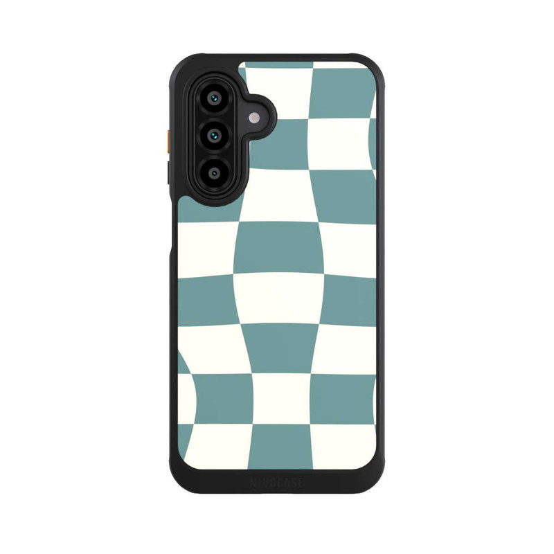 Galaxy A17 5G NIVOcore Schachbrett Petrol