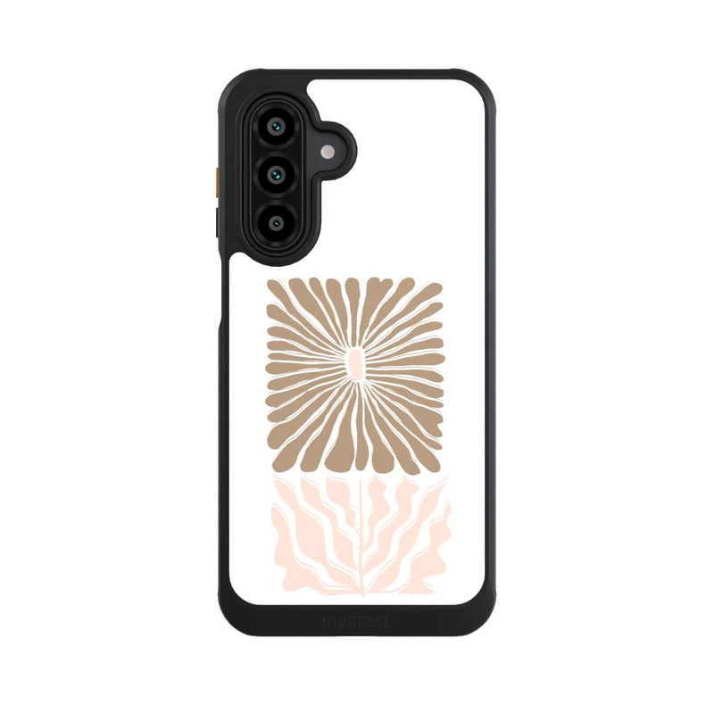 Galaxy A17 5G NIVOcore Eckige Blume Hellbraun